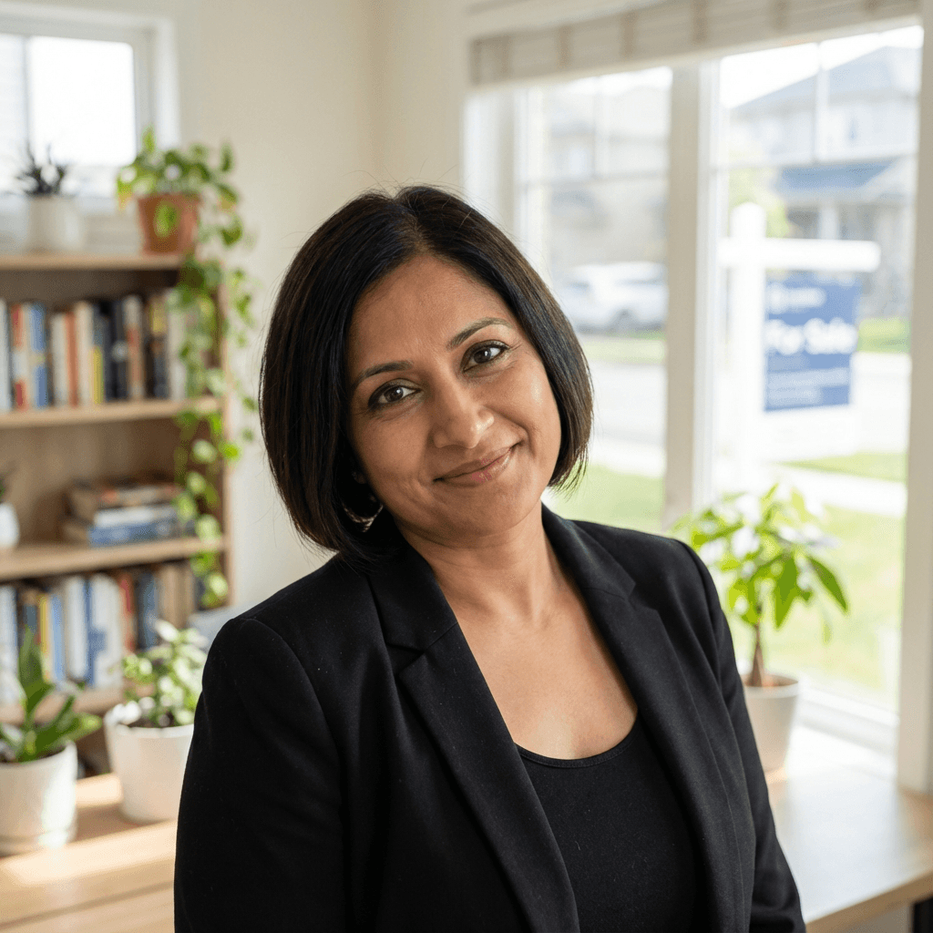 Sarah Mitchell in a professional office